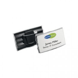 Durable Convex Name Badge Combi Clip P25