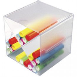 Deflecto X-Divider Cube Crystal DE350201