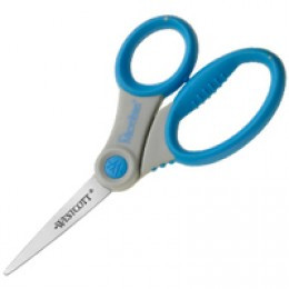 Westcott Touch Scissors Blue/Grey