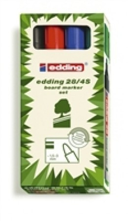 Edding EcoLine Whiteboard Mkr Astd Pk4 28/4S