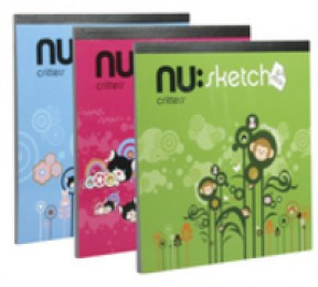 NU Critters Sketch and Stick Assorted Pk21