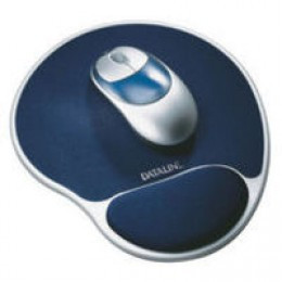 Dataline Prem MousePad Gel Rest Silver/Blue
