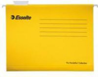 Pendaflex Plus File Foolscap Yellow 90382 Pk25