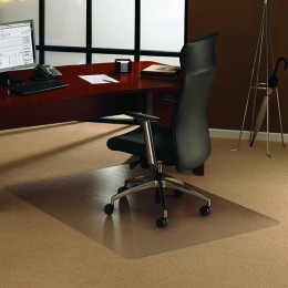 FF Pcarb Carpet Chairmat Rect 75X119Cm