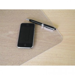 Floortex Smth Bk PC Desk Mat 48x61cm Clear