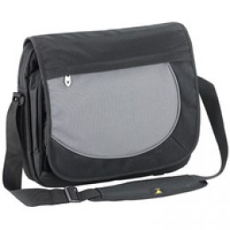 Falcon 15.6inch Laptop Courier Bag Black