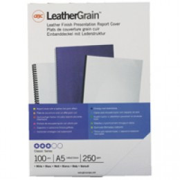 GBC Binding Cover A5 White Pk100 4400015
