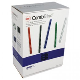 GBC Binding Comb A4 19mm 21R Blue Pk100