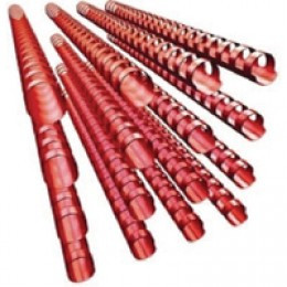 GBC Binding Comb A4 16mm 21R Red Pk100