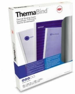 Acco 3mm 250g ThermCvr Leather Clear/Black P25