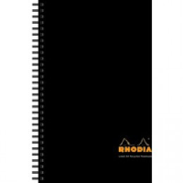 Rhodia Busi Bk A4 Wbnd HB Nbk Recycled Black
