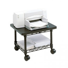 FF Safco Wire Under Dsk Printer Stand Black