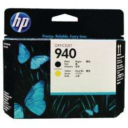 HP Officejet Pro No940 Printhead Black/Yellow