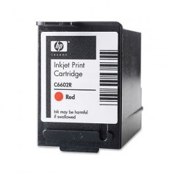 HP TIJ 1.0 Inkjet Print Cartridge Red C6602R