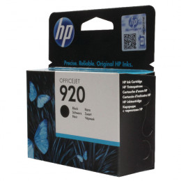 HP No920 Ink Cartridge Black CD971AE