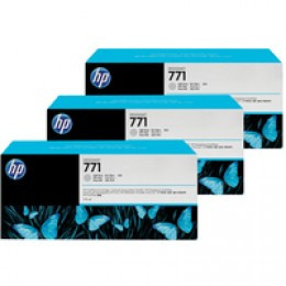 HP No771 DnJt IJ 775ml Pk3 LtGry CR257A