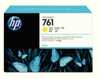 HP No761 DnJt IJ 400ml Pk3 Yellow CR270A