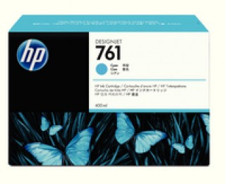 HP No761 DnJt IJ 400ml Pk3 Cyan CR272A