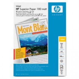 HP Superior Matt 180 Inkjet Paper A3 Q6591A