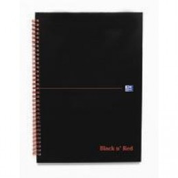 Blackred A4 Hbk Wbd R/P Nbk Free A5 M/Black