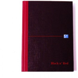 Black n Red Book A6 Single Cash 100080529 [Pack 5]
