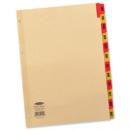 Concord Index A4 Jan-Dec Buff 02302/CS23