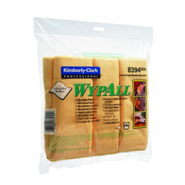 Wypall Microfibre Cloths Yellow 8394 Pk6