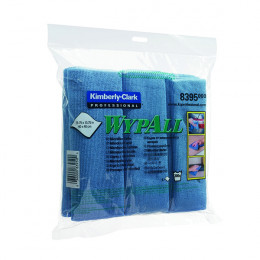 Wypall Microfibre Cloths Blue 8395 Pk6