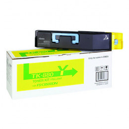 Kyocera TK880Y Yellow Toner (18k)
