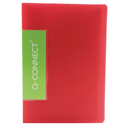 Q-Connect Photo Album 60 Pockets Red
