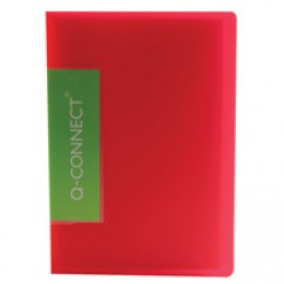 Q-Connect Photo Album 80 Pockets Red
