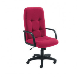 FF Arista Hback Managers Chair Claret