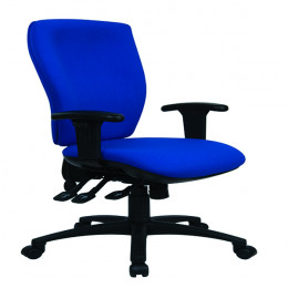 FF Cappela Deluxe Hback Posture Sq Blue