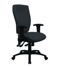 FF Cappela Deluxe Hback Posture Sq Black