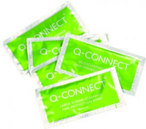 Qconnect Lge Scrn/Prot Wipes P10/2 Free