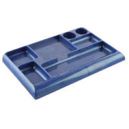 Q-Connect Exec Tray Organiser Met Blue