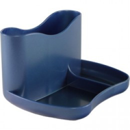Q-Connect Exec Pen Tray Metallic Blue