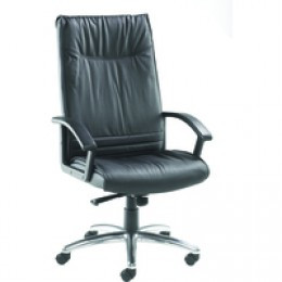 FF Arista Executive Leather Chair Black