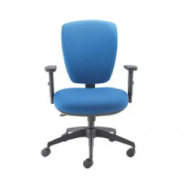 FF Cappela Sq Back Posture Chair Blue