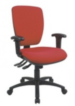 FF Cappela Sq Back Posture Chair Claret