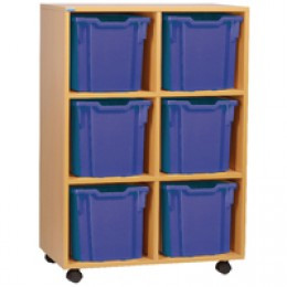 FF Jemini Jumbo Mob Stor Unit 6 Tray Bch