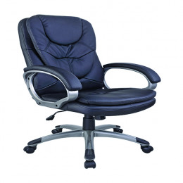 FF Arista Exec Leather Chair Black 09Exl11