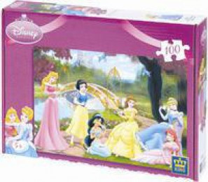 King Disney Pzl Prncess 100Pce Assorted Pk24