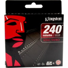 Kingston 16Gb SDV 240Min Movie SDHC Black