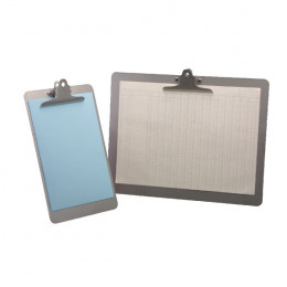 Lloyd Aluminium Clipboard Foolscap Grey
