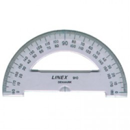 Linex College Semi-Circ Protractor 100mm