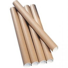 Flexocare Postal Tube 305x50mm White Pk10