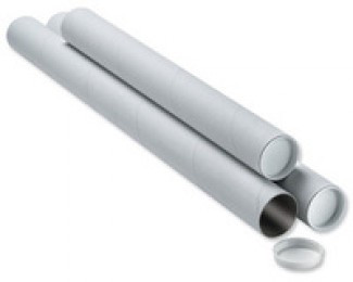 Kendon Post Tube W/Cap 305X50Mm White Pk16
