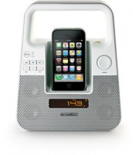 Memorex Tagalong Boombox White