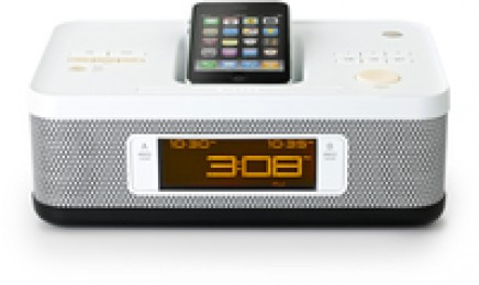 Memorex Dual Alarm Clock Radio White